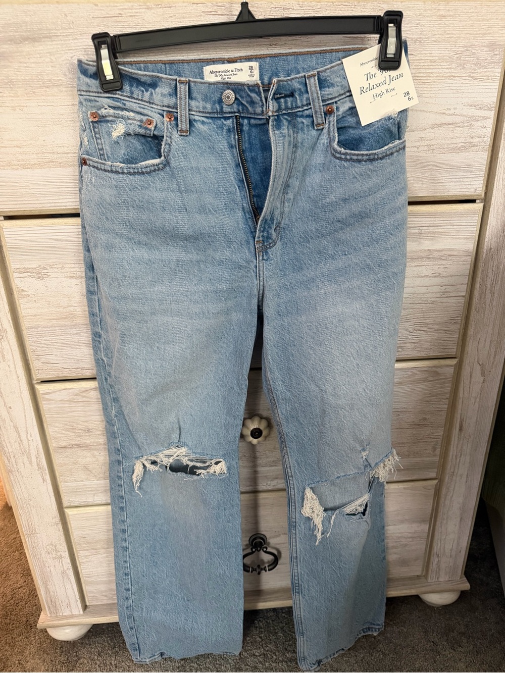 Abercrombie & Fitch Light Blue Relaxed Women’s Jeans